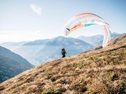 Paragliding in the Passeiertal Valley