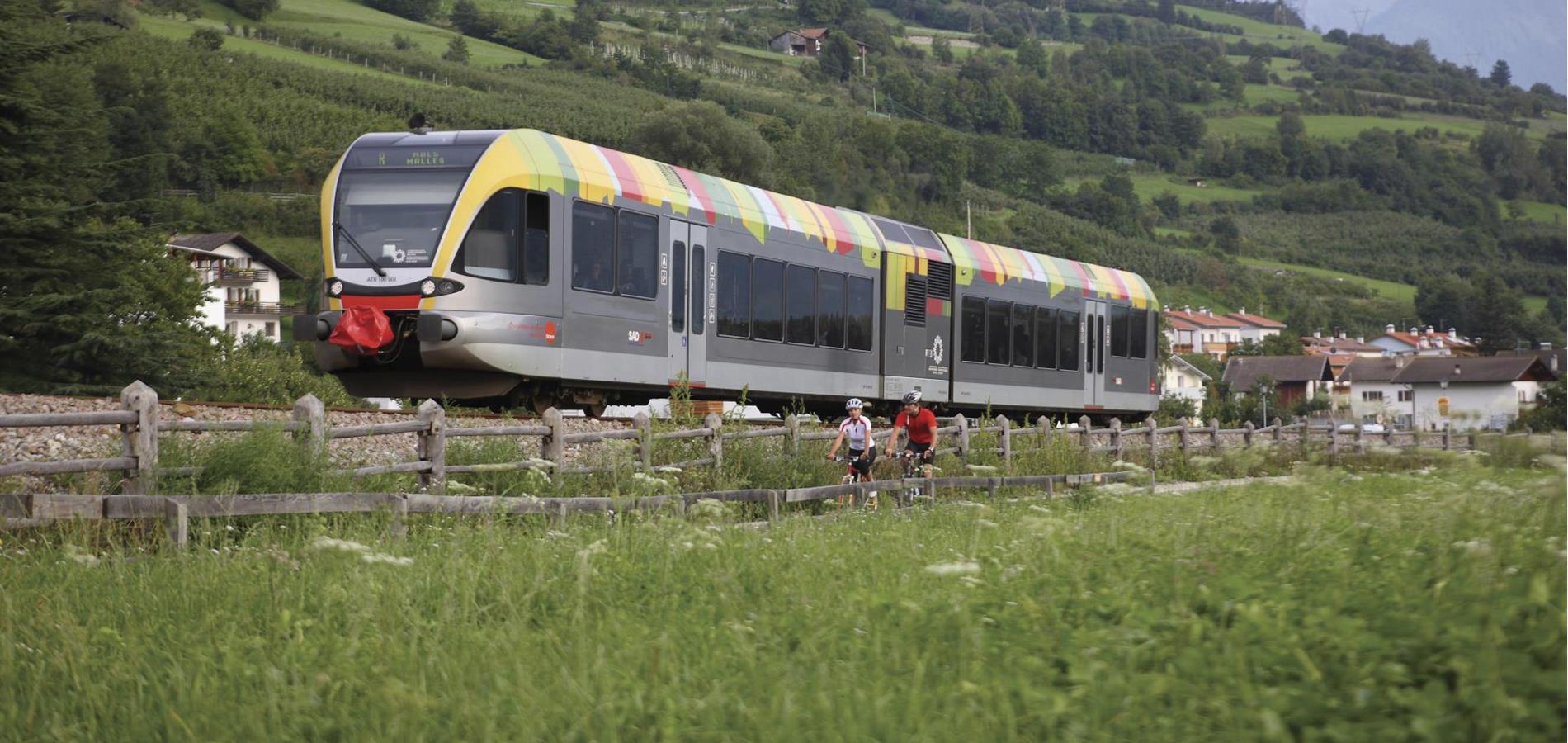 Anreise mit der Bahn nach Lana