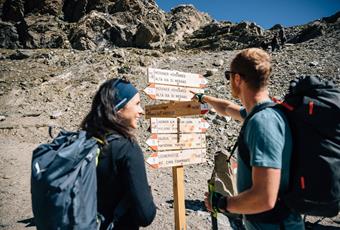 De Meraner Höhenweg in het Passeiertal