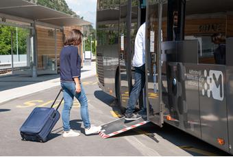 Anreise mit dem Bus nach Partschins-Rabland-Töll