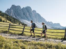 Guided excursion on the Adolf-Munkel-trail at the Val di Funes