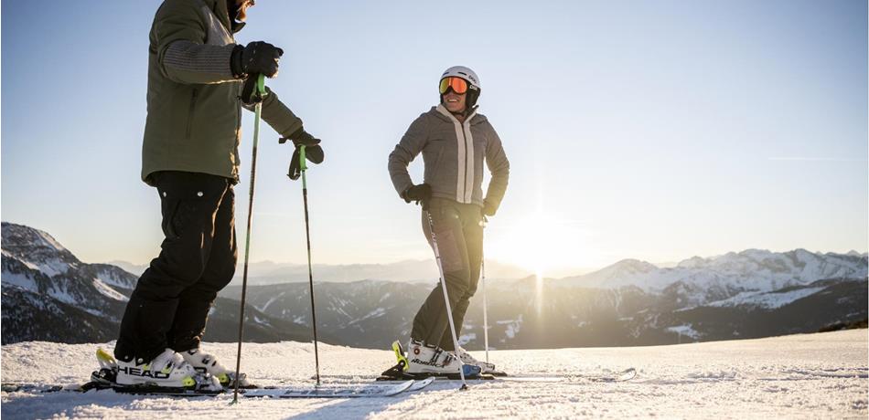 Skiing in the environs of Marlengo